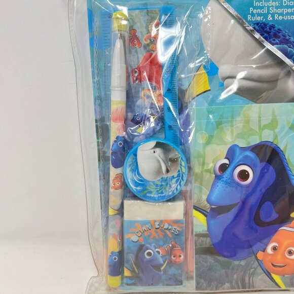 Disney Finding Dory Stationary Set & 2 Pencil Pouches Gift Bundle 2016 - 3 Pcs - Picture 7 of 16
